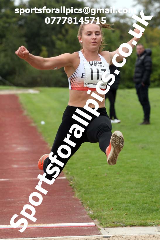 Long jump, NECAA Open Meeting, Morpeth, Sunday, September 27th. David T. Hewitson/Sports for All Pics